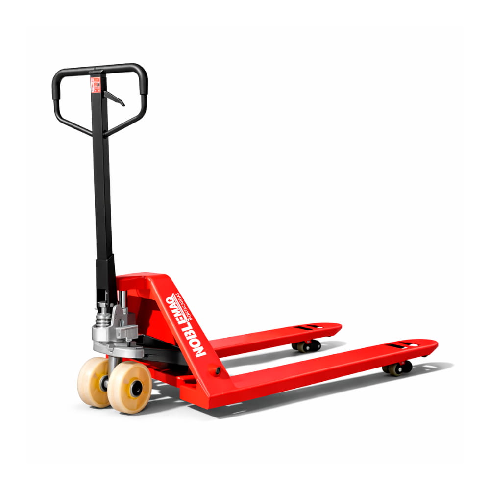 Noblemaq Montacargas 10 Patin hidraulico manual industrial para transporte de materiales en tarimas