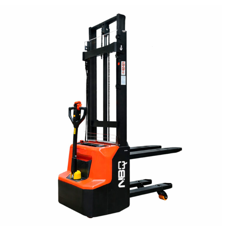 PSE12 B/N 8 Apilador electrico base fija para almacenes