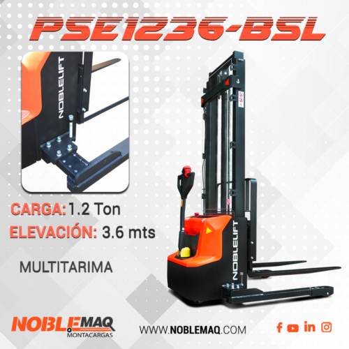Apilador eléctrico PSE1236BSL