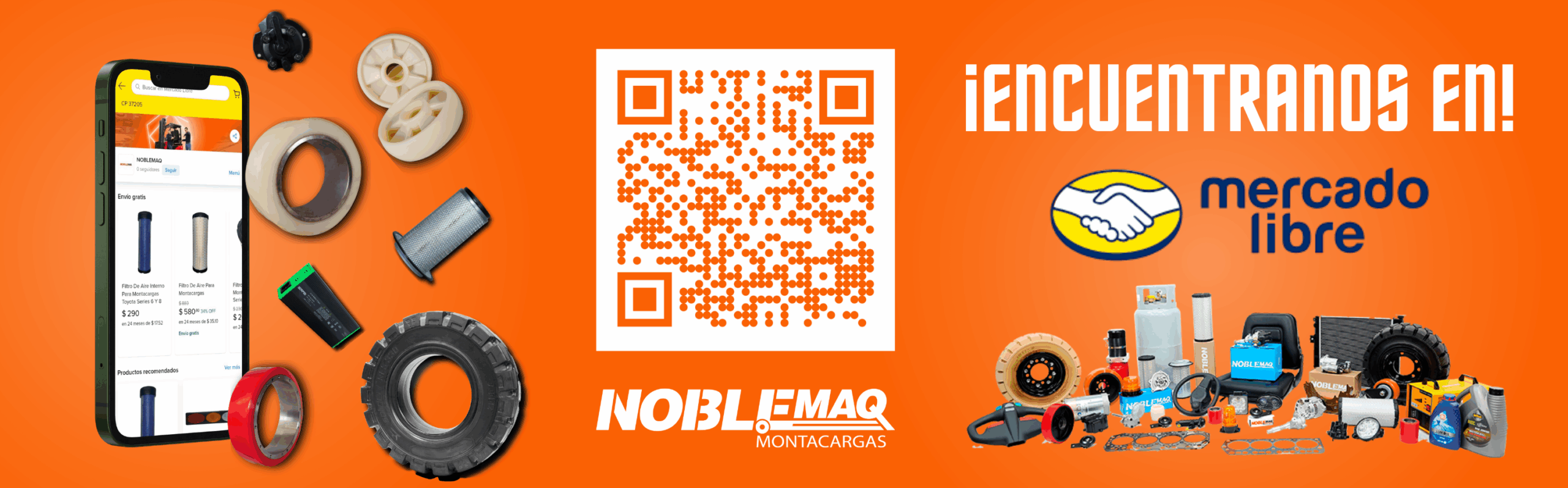 Promoción en Mercado Libre de maquinaria industrial