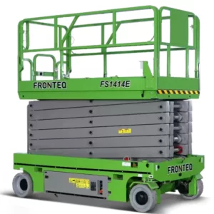 Plataforma de elevación eléctrica FS1414E de 300 kg con altura máxima de 15.8 metros Noblemaq Montacargas