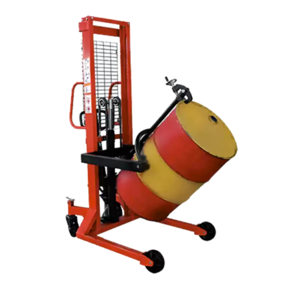 Apilador manual NBF voltea-tambos de 300 y 500 kg Noblemaq Montacargas