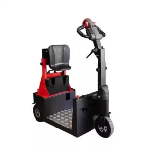Tractor de arrastre eléctrico QDD15T de 1.5 toneladas para transporte interno industrial