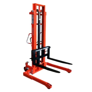 Apilador manual SFHAG base ajustable de hasta 2 toneladas Noblemaq Montacargas