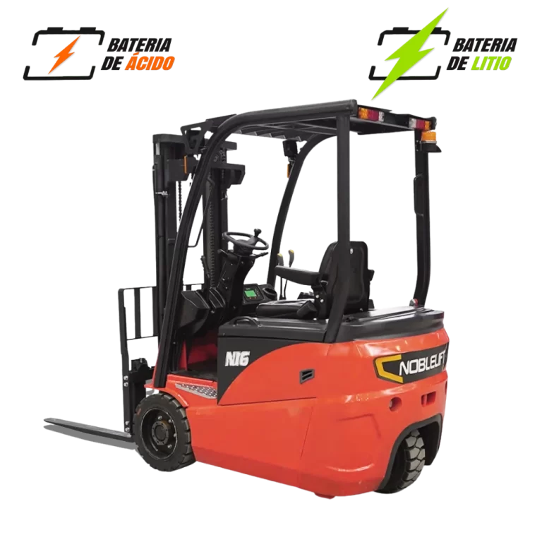 Montacargas Eléctrico FE3R16N 1.6 toneladas. Montacargas 3 Ruedas Eléctrico