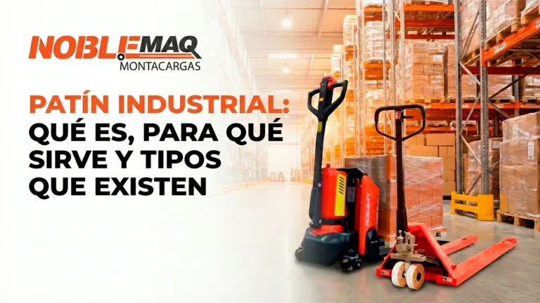 Patín industrial: qué es, para qué sirve y tipos que existen