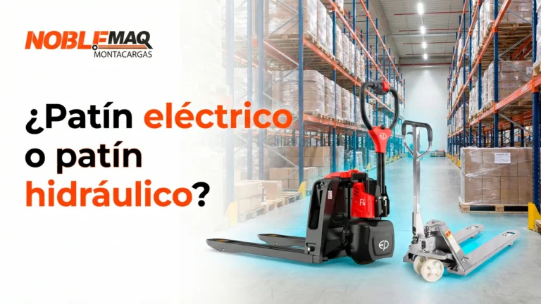 Patín Eléctrico o Patín Hidráulico: ¿Cuál Conviene Más a tu Almacén en México?