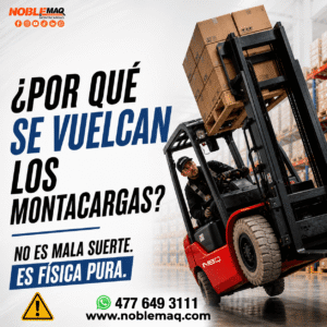 Volcadura de montacargas Noblemaq