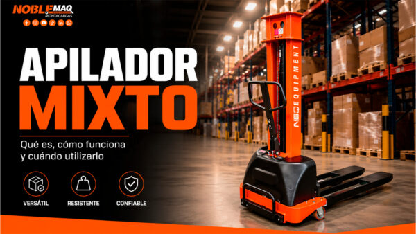 Apilador mixto semiélectrico