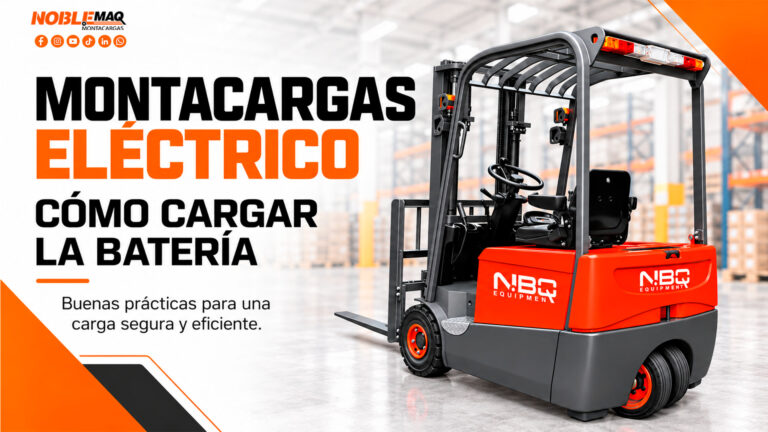 Cómo cargar la batería de un montacargas eléctrico