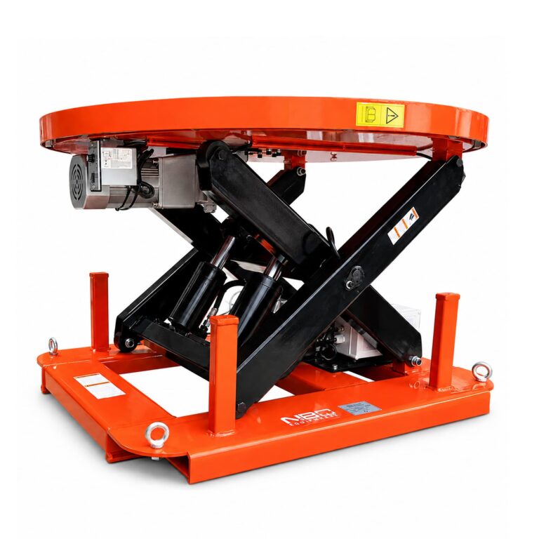 TSSE360 3 mesa elevadora redonda electrica