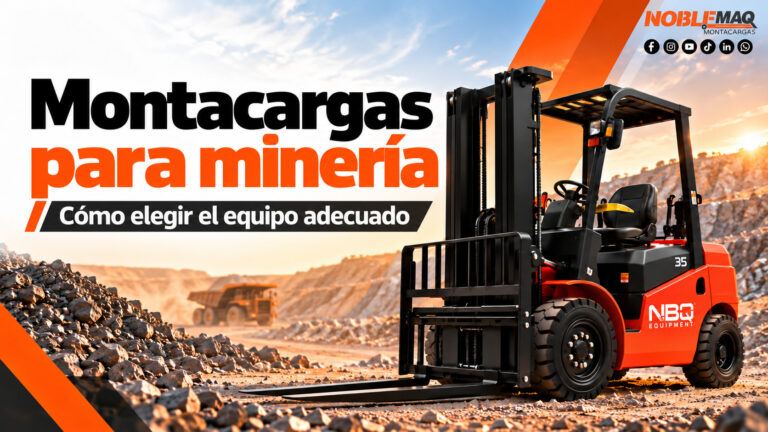Montacargas en industria minera